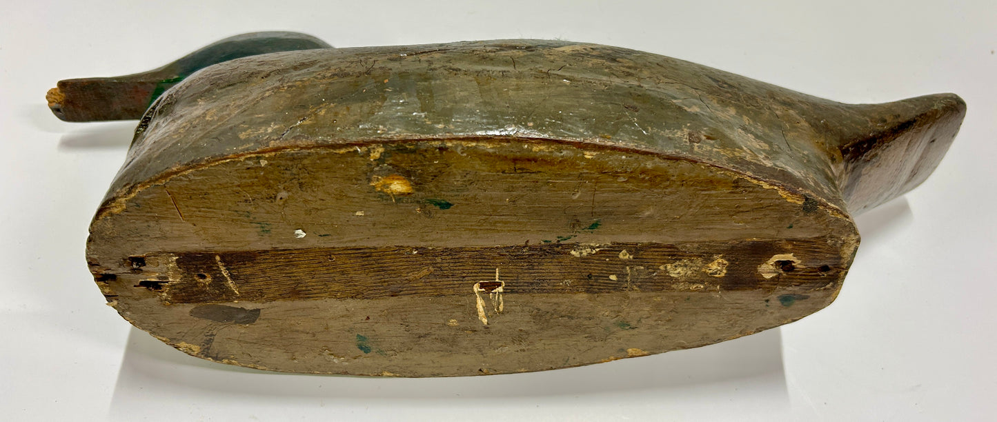 WOODEN ANTIQUE DUCK DECOY