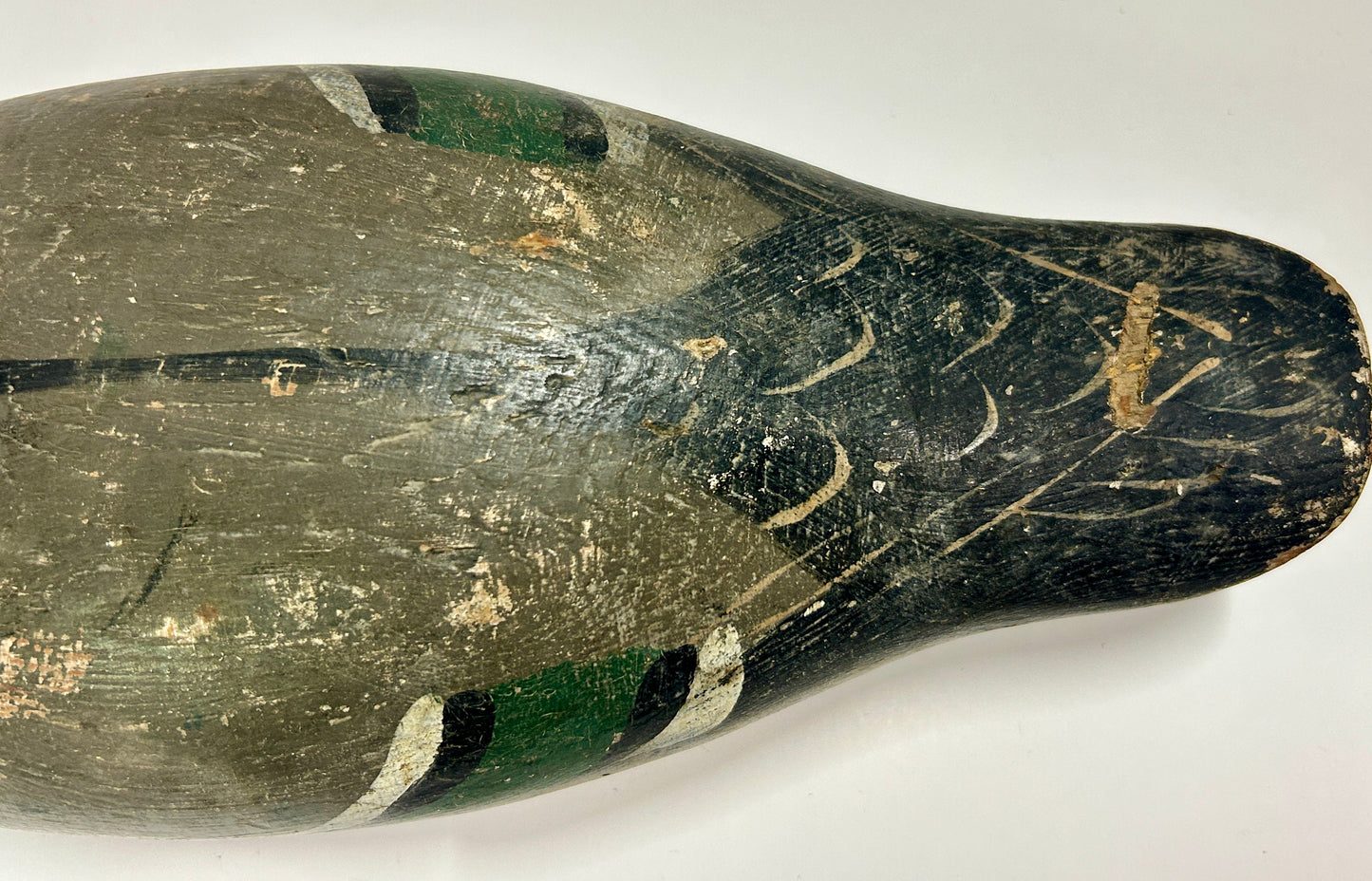 DUCK DECOY ANTIQUE WOODEN MALLARD