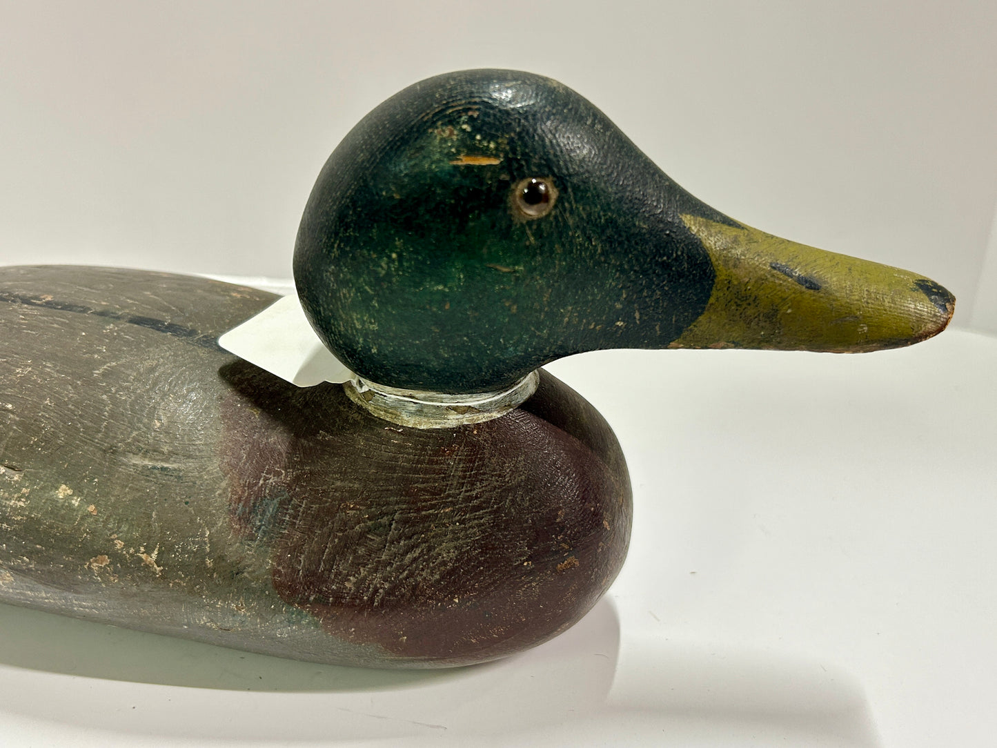 DUCK DECOY ANTIQUE WOODEN MALLARD