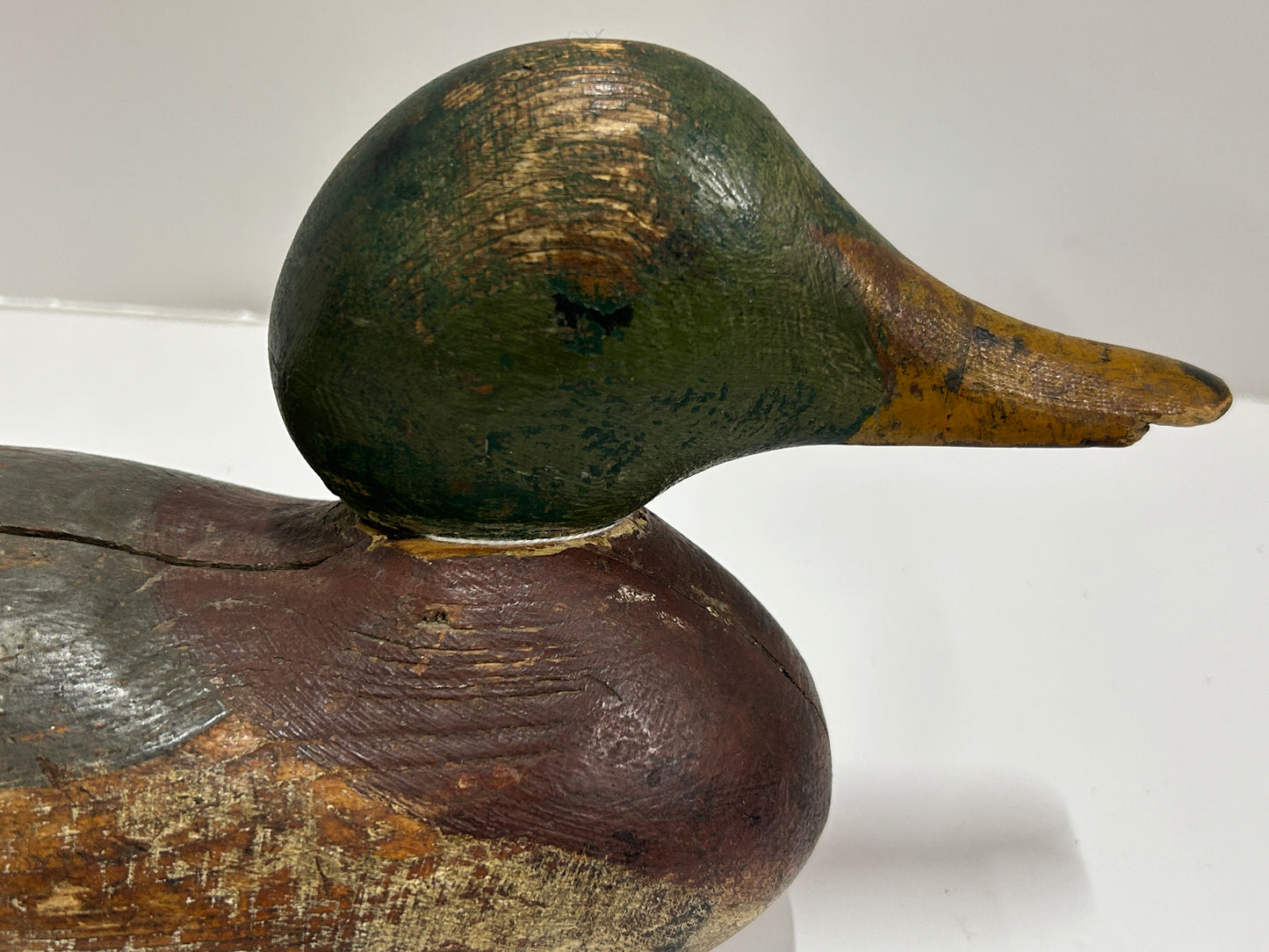 WOODEN DUCK DECOY ANTIQUE