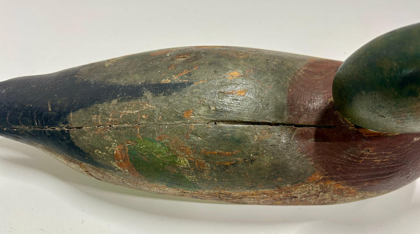 WOODEN DUCK DECOY ANTIQUE