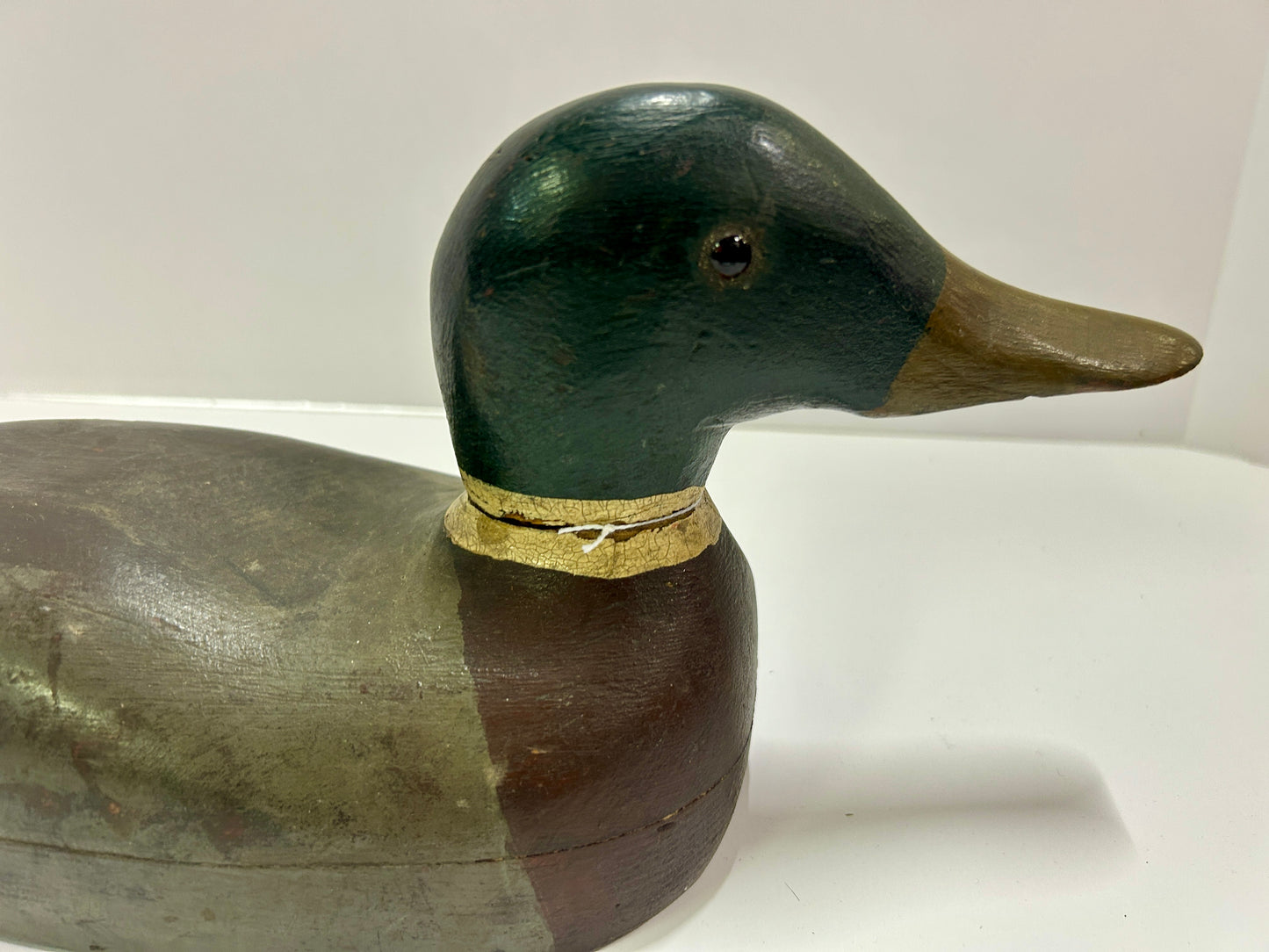 DUCK DECOY CARVED WOODEN ANTIQUE