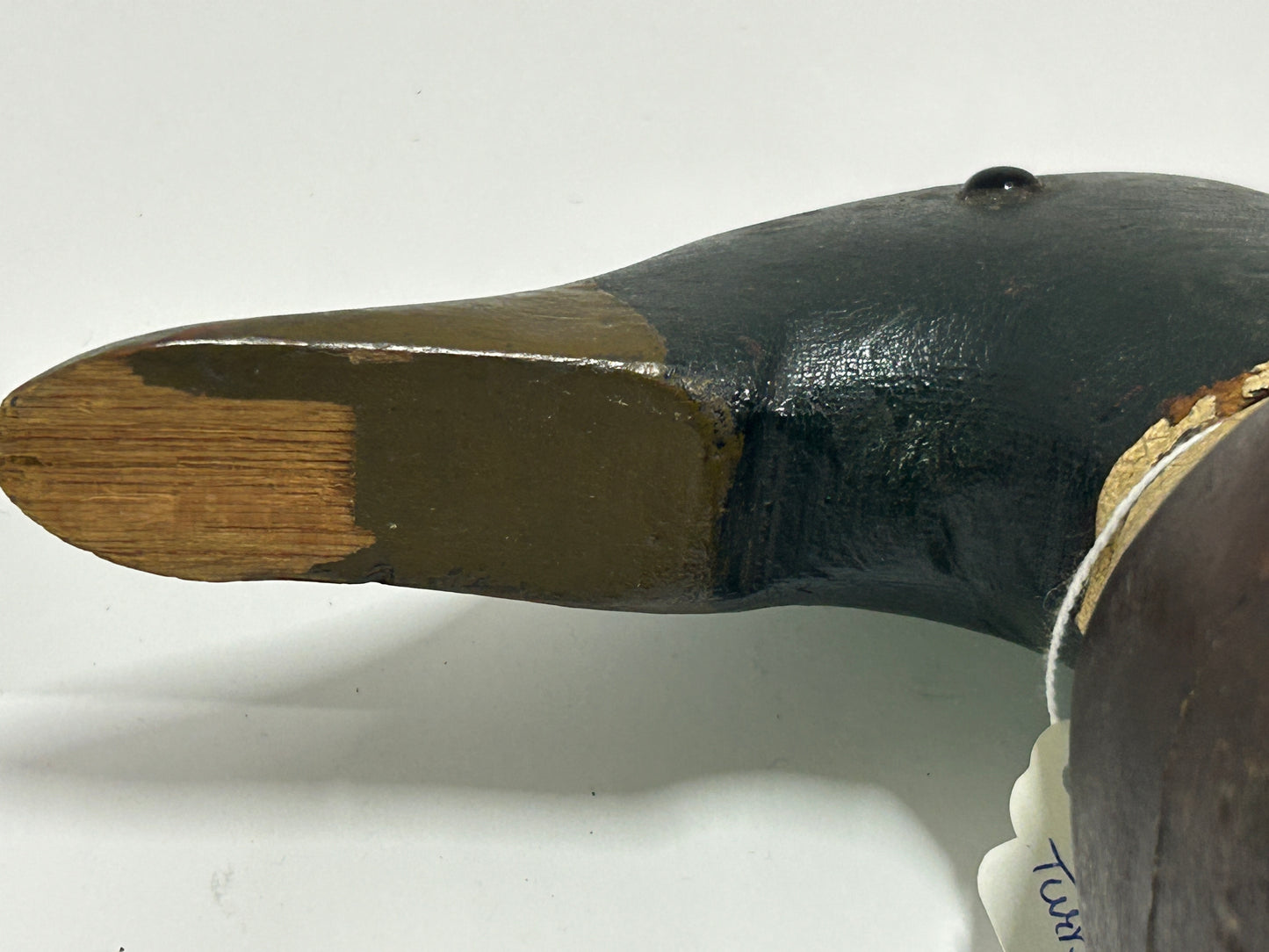 DUCK DECOY CARVED WOODEN ANTIQUE