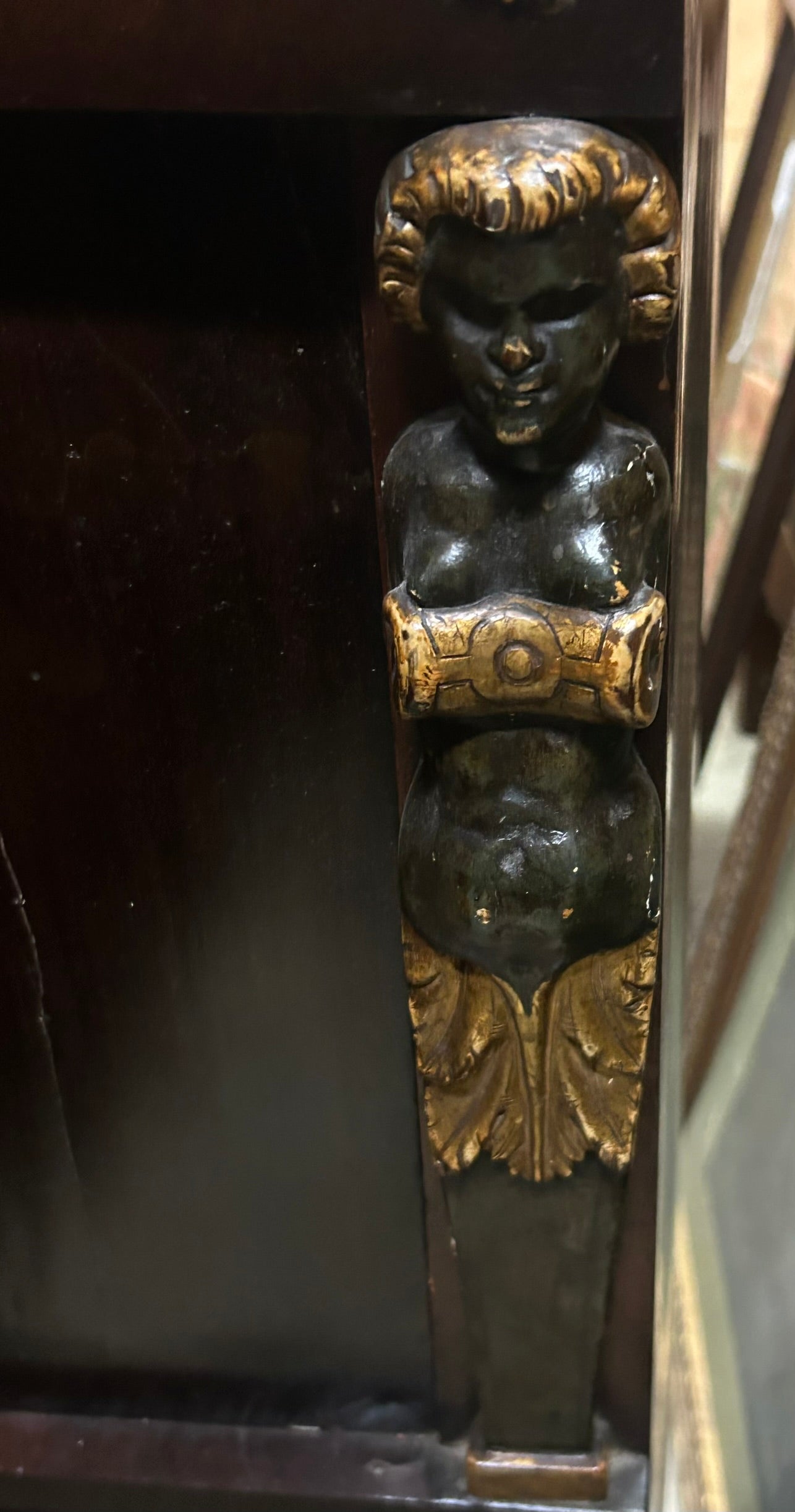 FRENCH EMPIRE ANTIQUE 1800'S SMALL CABINET