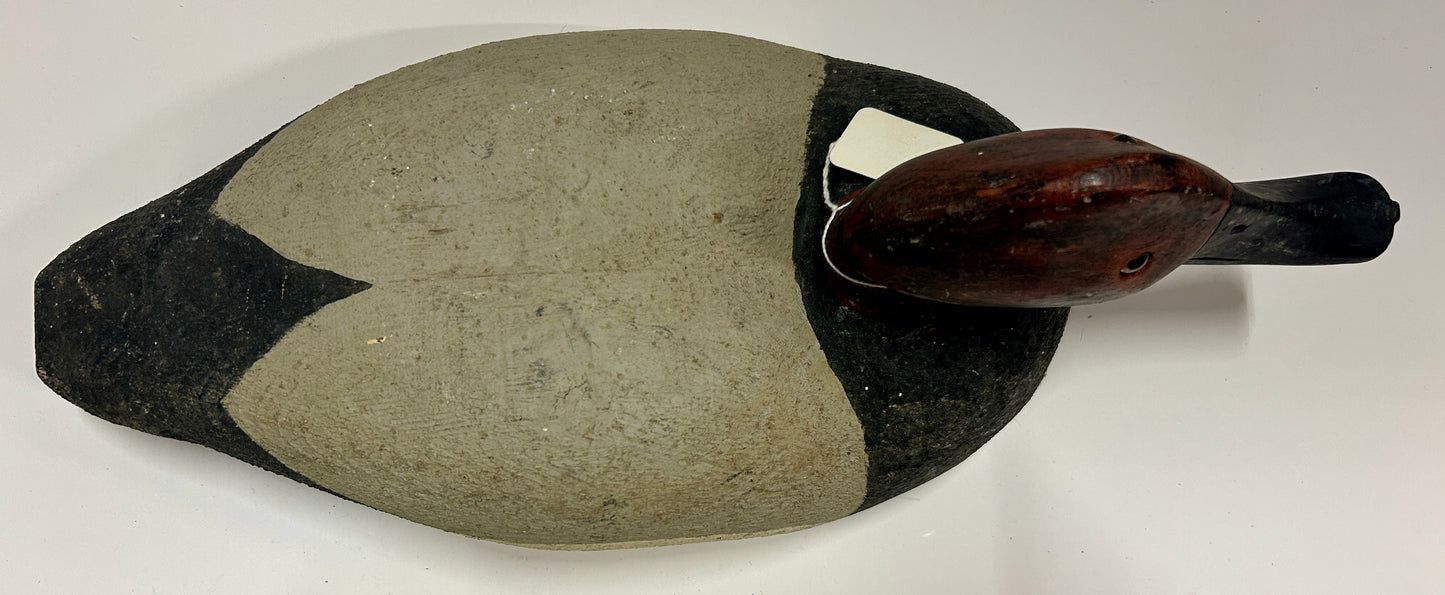 DUCK DECOY ANTIQUE RED HEAD