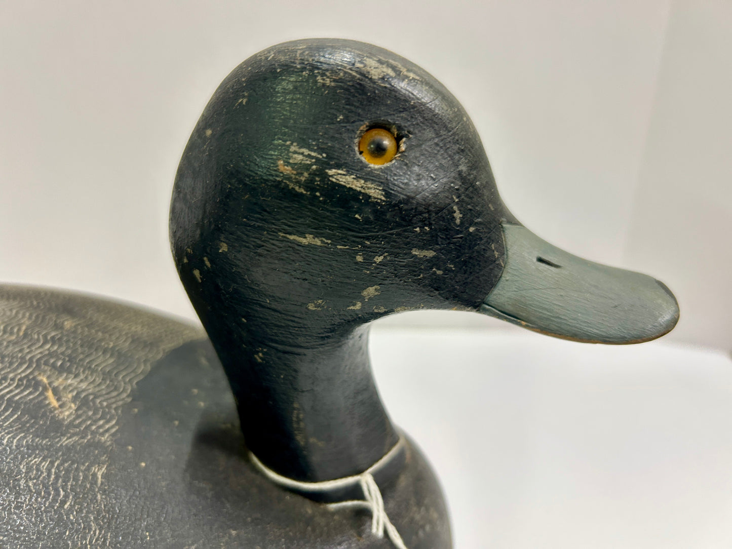 DUCK DECOY CARVER KEN HARNS NEW YORK MAKER