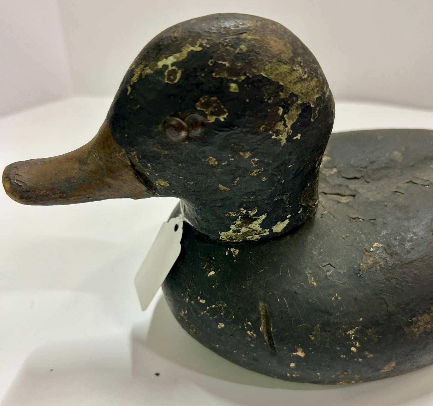 DUCK DECOY BLACK WITH RAISED  FEATHERS