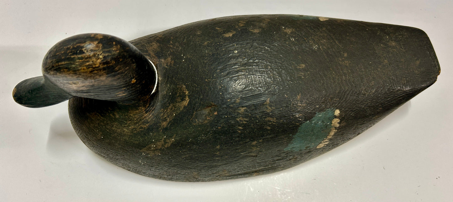 WOOD DECOY WITH ORIGINAL OLD PAINT