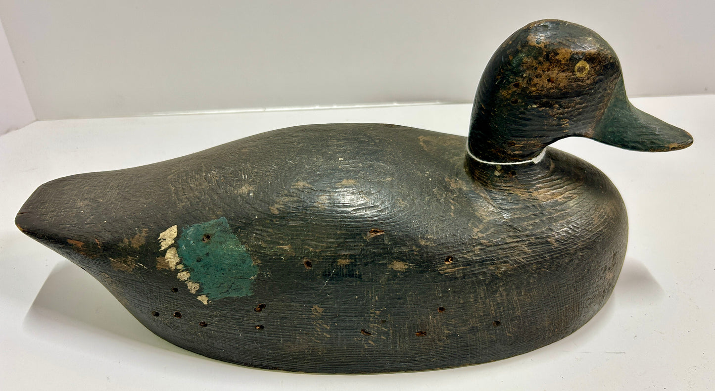 WOOD DECOY WITH ORIGINAL OLD PAINT