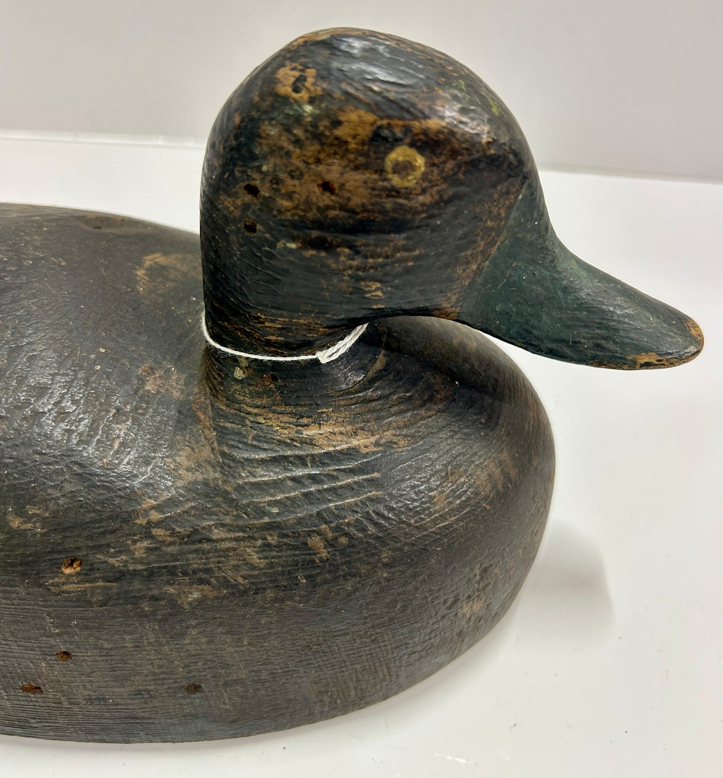 WOOD DECOY WITH ORIGINAL OLD PAINT