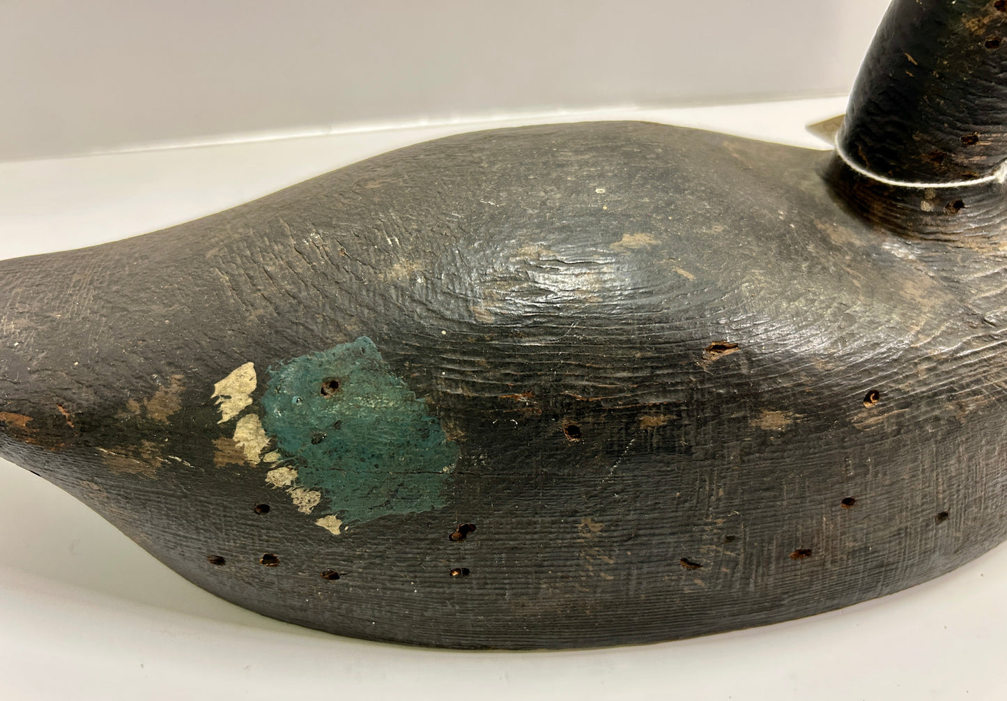 WOOD DECOY WITH ORIGINAL OLD PAINT