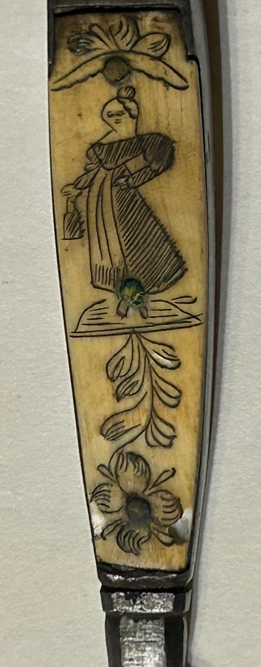 DATED 1837 KNIFE CULTERY SET WITH ENGRAVING