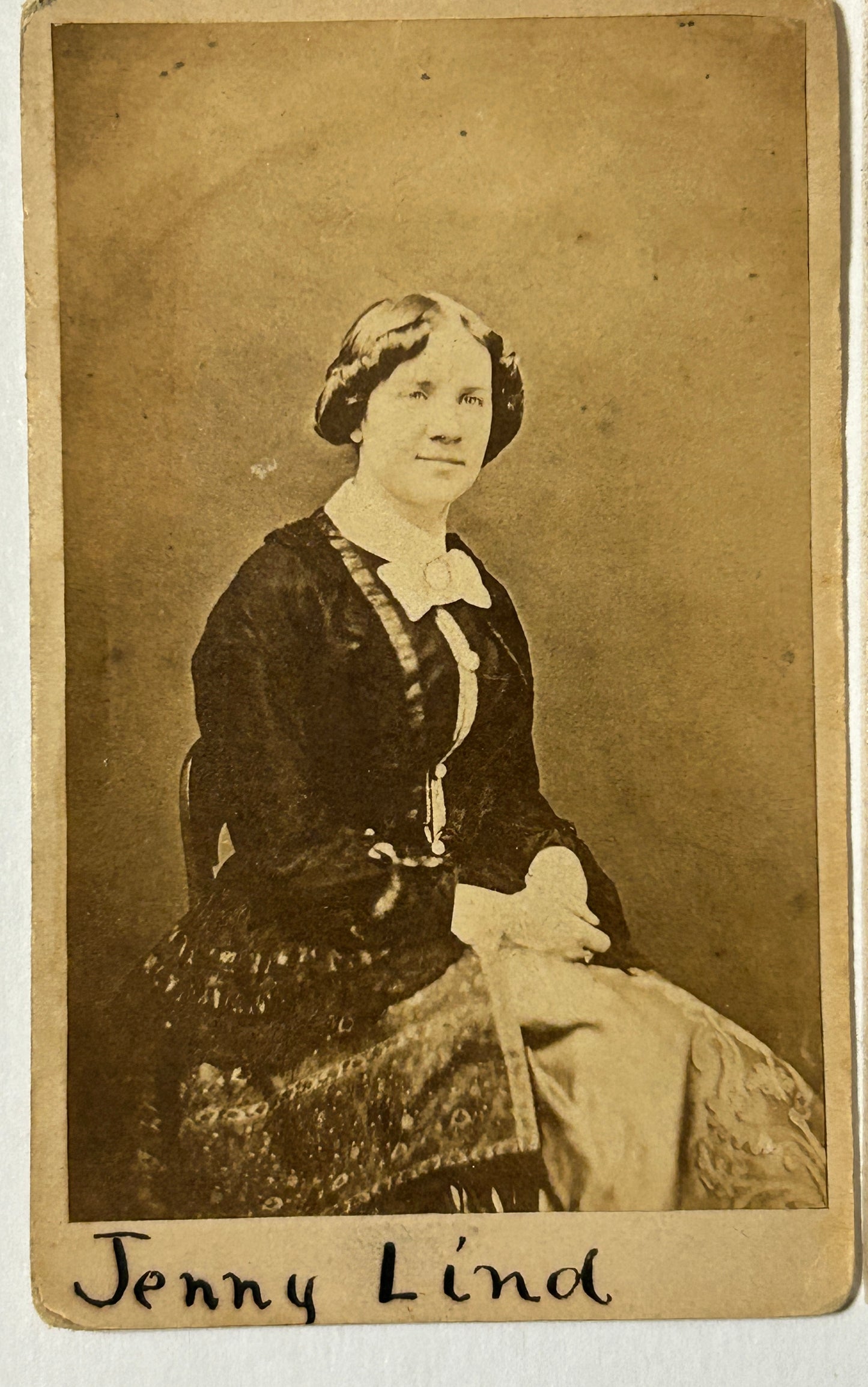 JENNY LIND CDV ANTIQUE PHOTOGRAPH