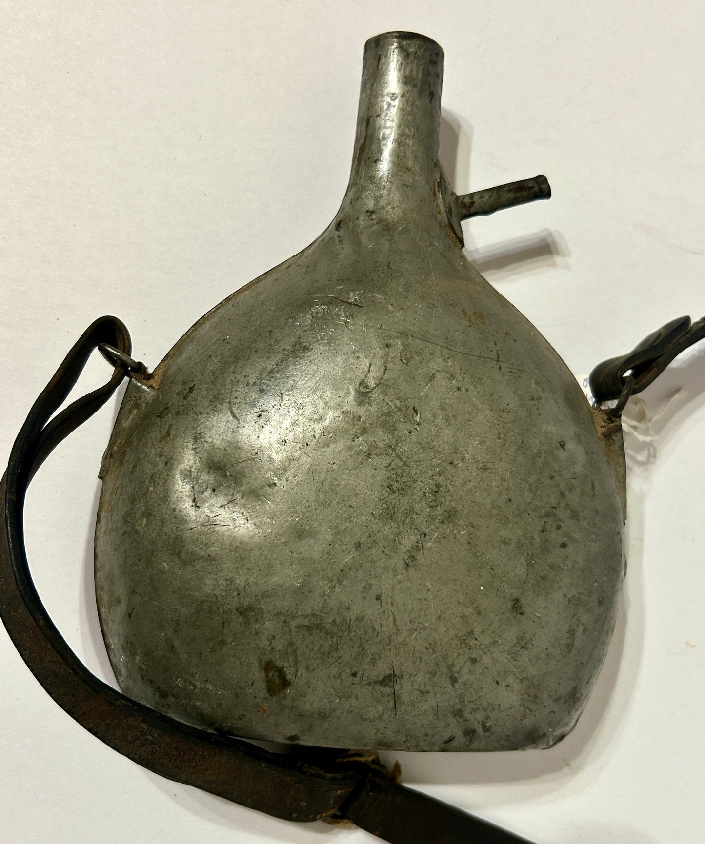 ANTIQUE FRENCH TIN MILITARY CANTEEN