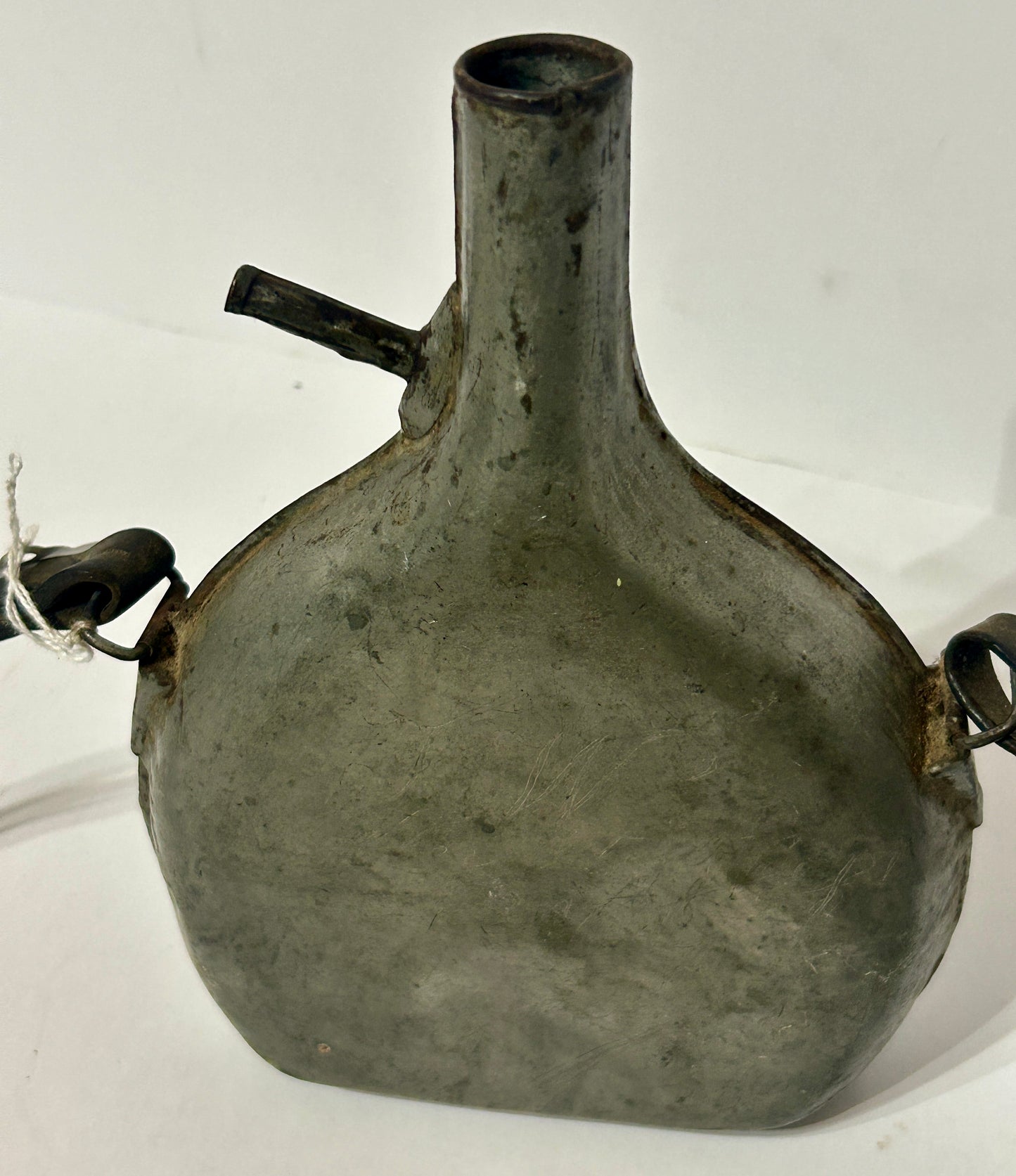 ANTIQUE FRENCH TIN MILITARY CANTEEN
