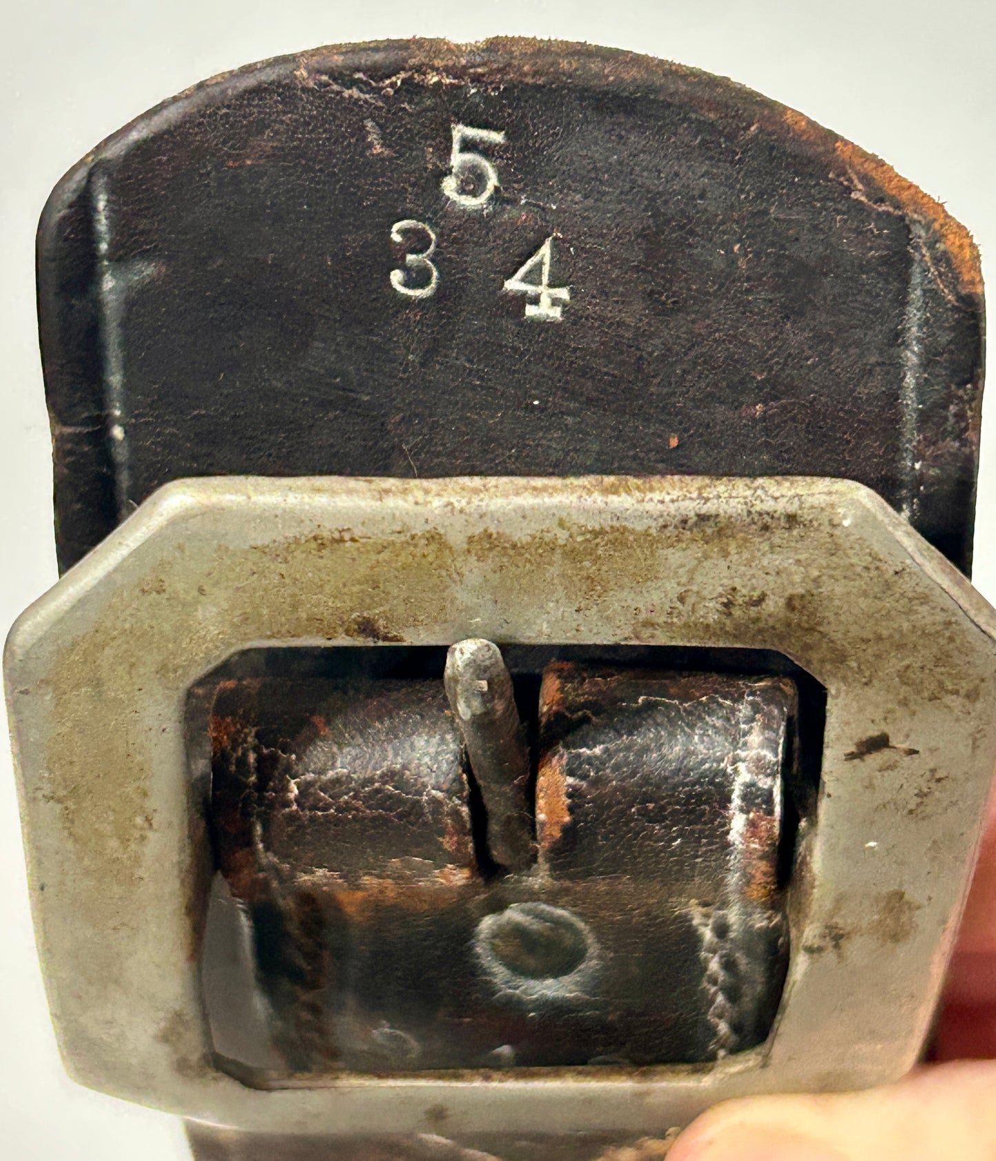GUN CARTRIDGE EARLY LEATHER BELT