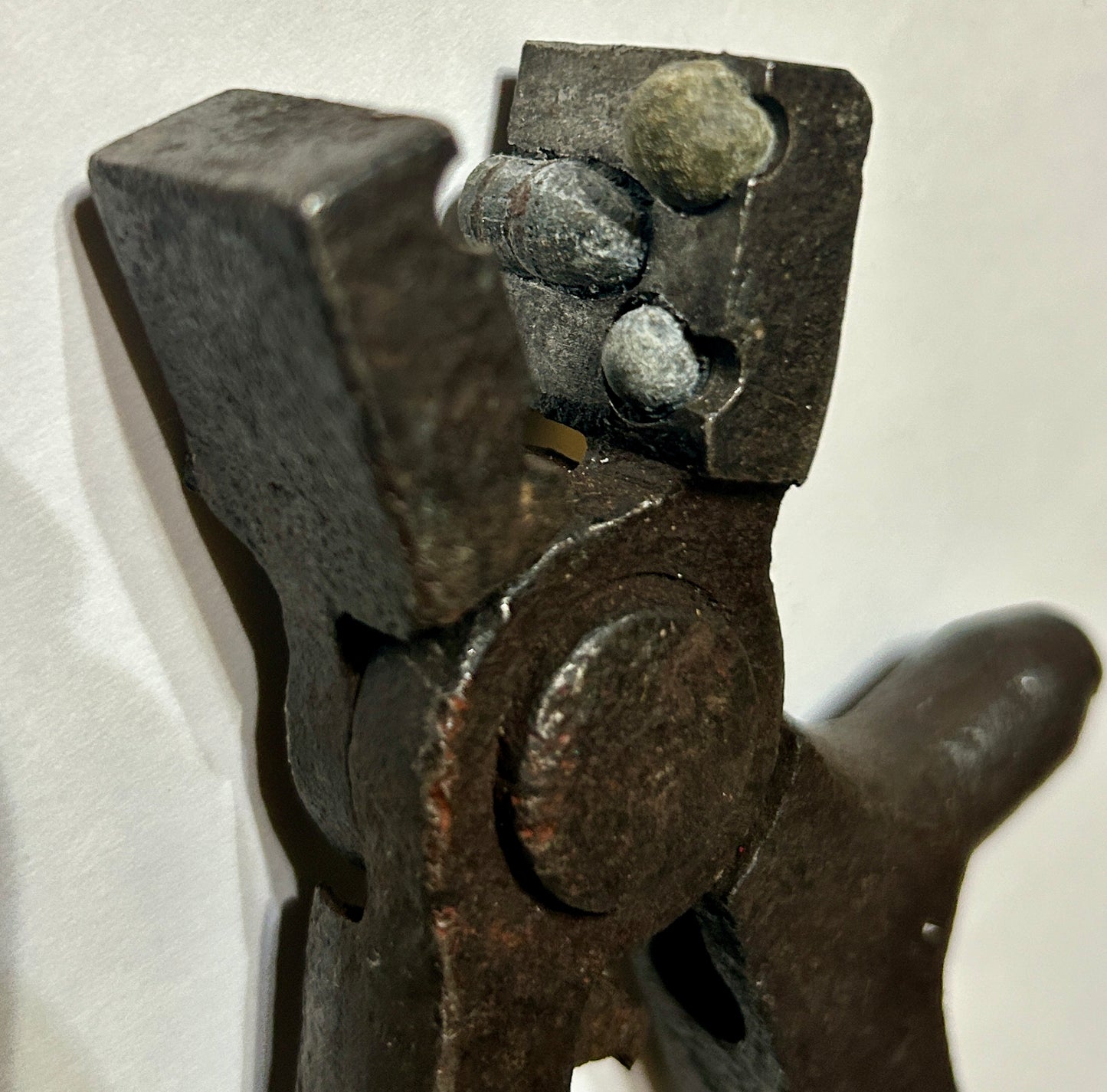 ANTIQUE IRON BULLET MOLD