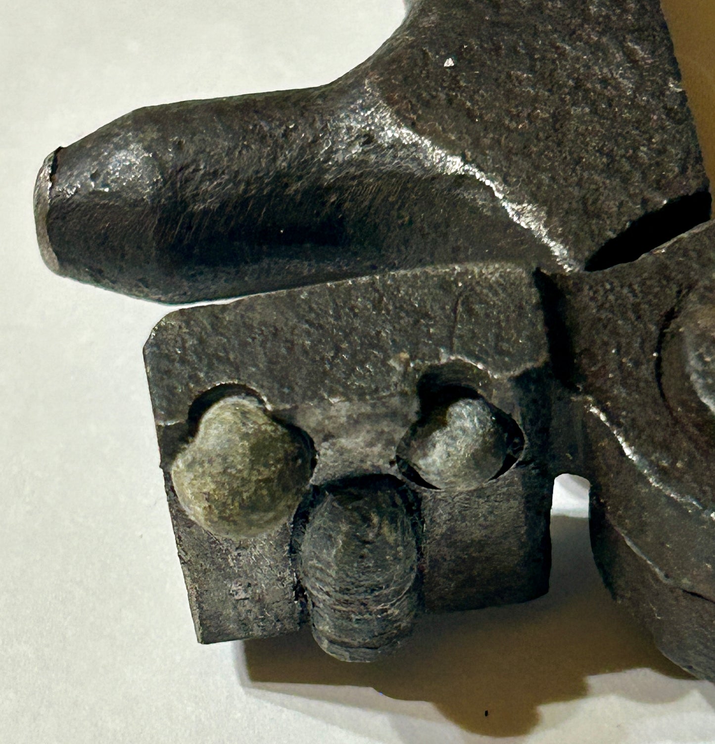 ANTIQUE IRON BULLET MOLD