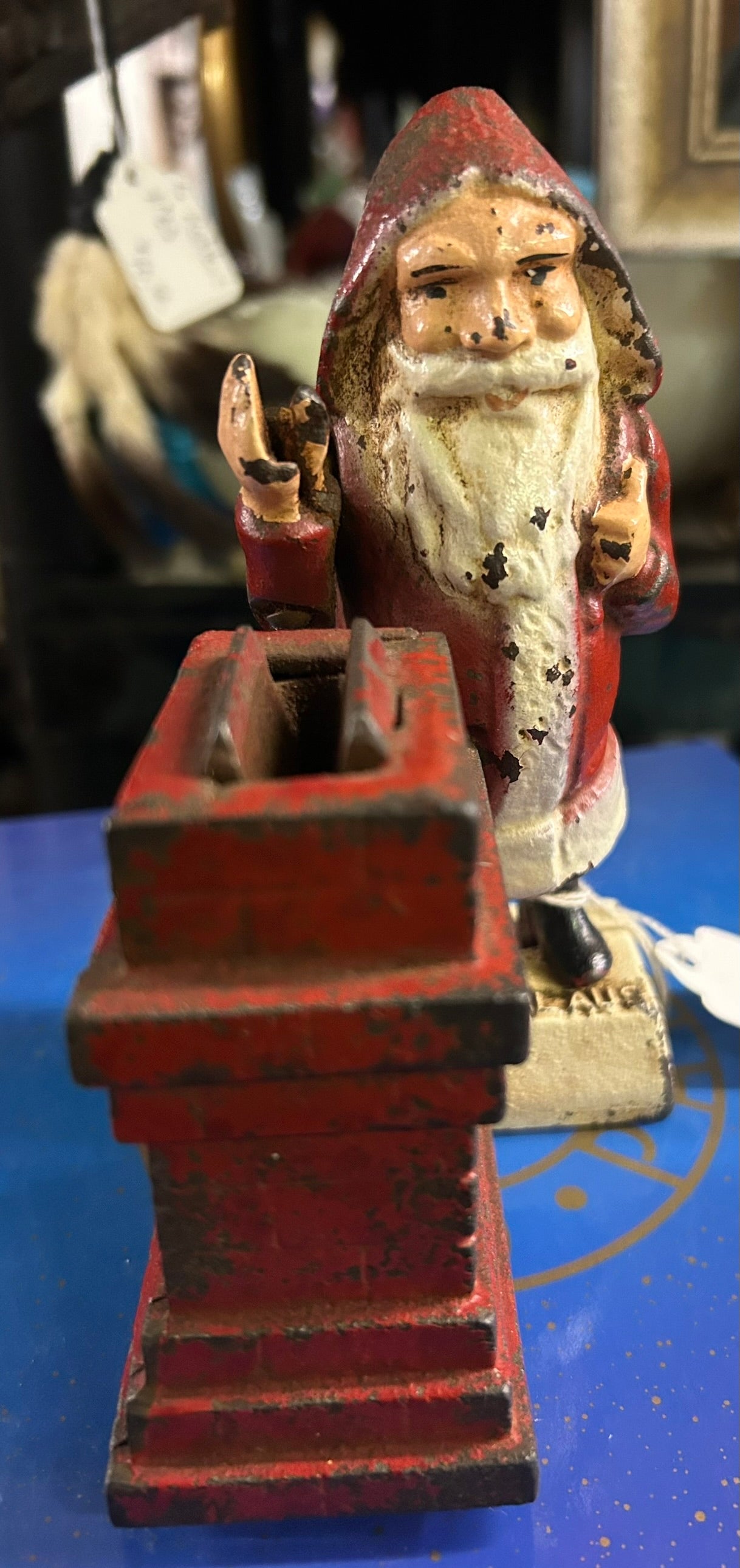 SANTA CLAUS ANTIQUE MECHANICAL BANK