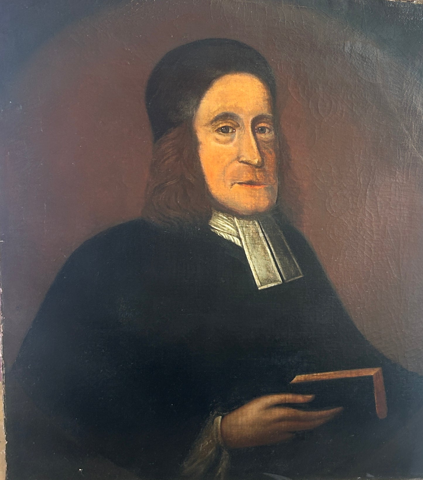 OLD SOUTH CHURCH BOSTON EARLY PORTRAIT OF FIRST PASTOR THOMAS THATCHER. CALL OR TEXT FOR MORE INFORMATION
