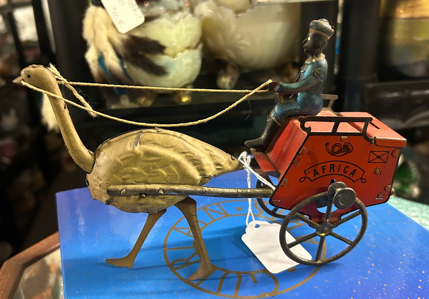ANTIQUE LEHMAN TOY WIND UP "AFRICA" NEAR MINT TOY