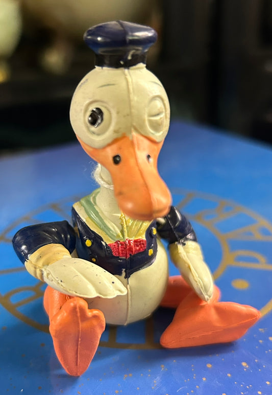 WALT DISNEY DONALD DUCK ANTIQUE CELLULOID TOY FIGURE