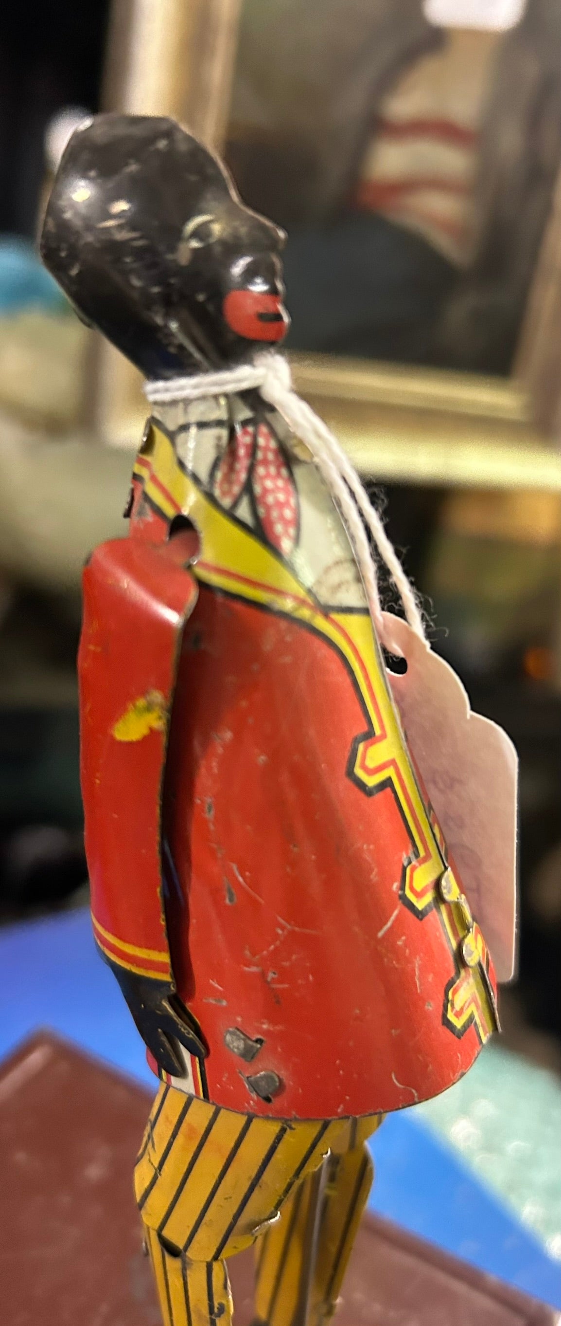 MARX ANTIQUE JIGGER WIND UP TOY DANCER