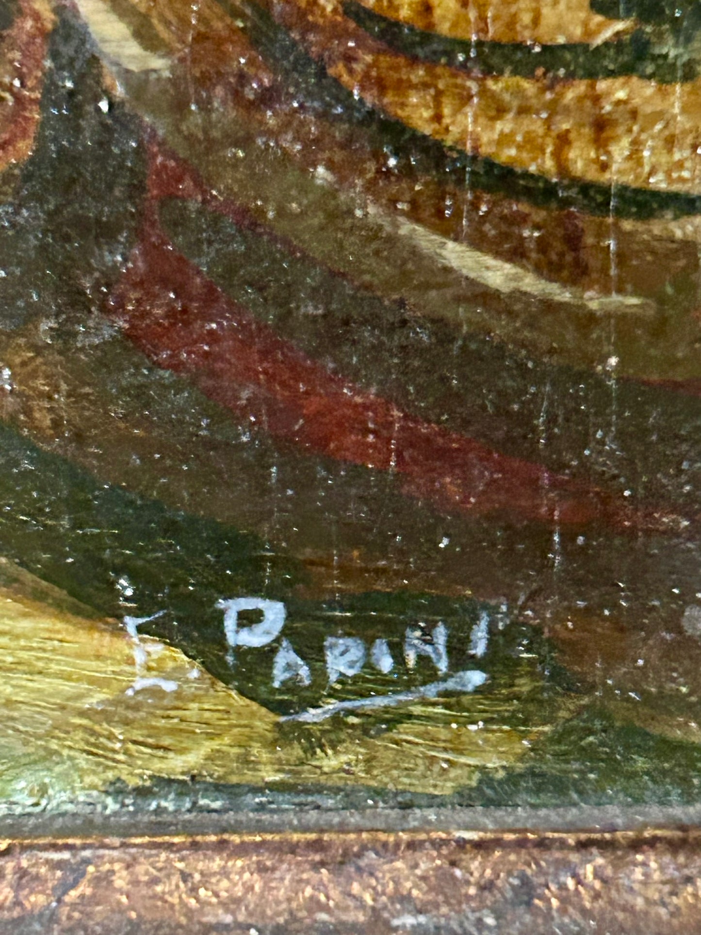 ITALIAN CANAL PAINTINGS BY EMILLIO PAPINI 1870-1950 IN GREAT FRAMES
