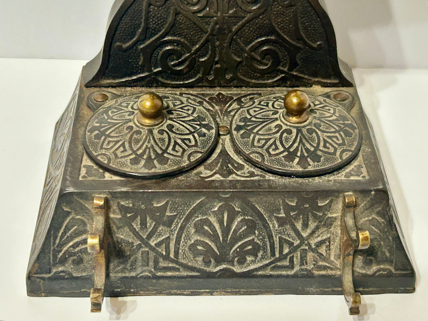 CAST IRON INKWELL WITH POSTAL SCALE
