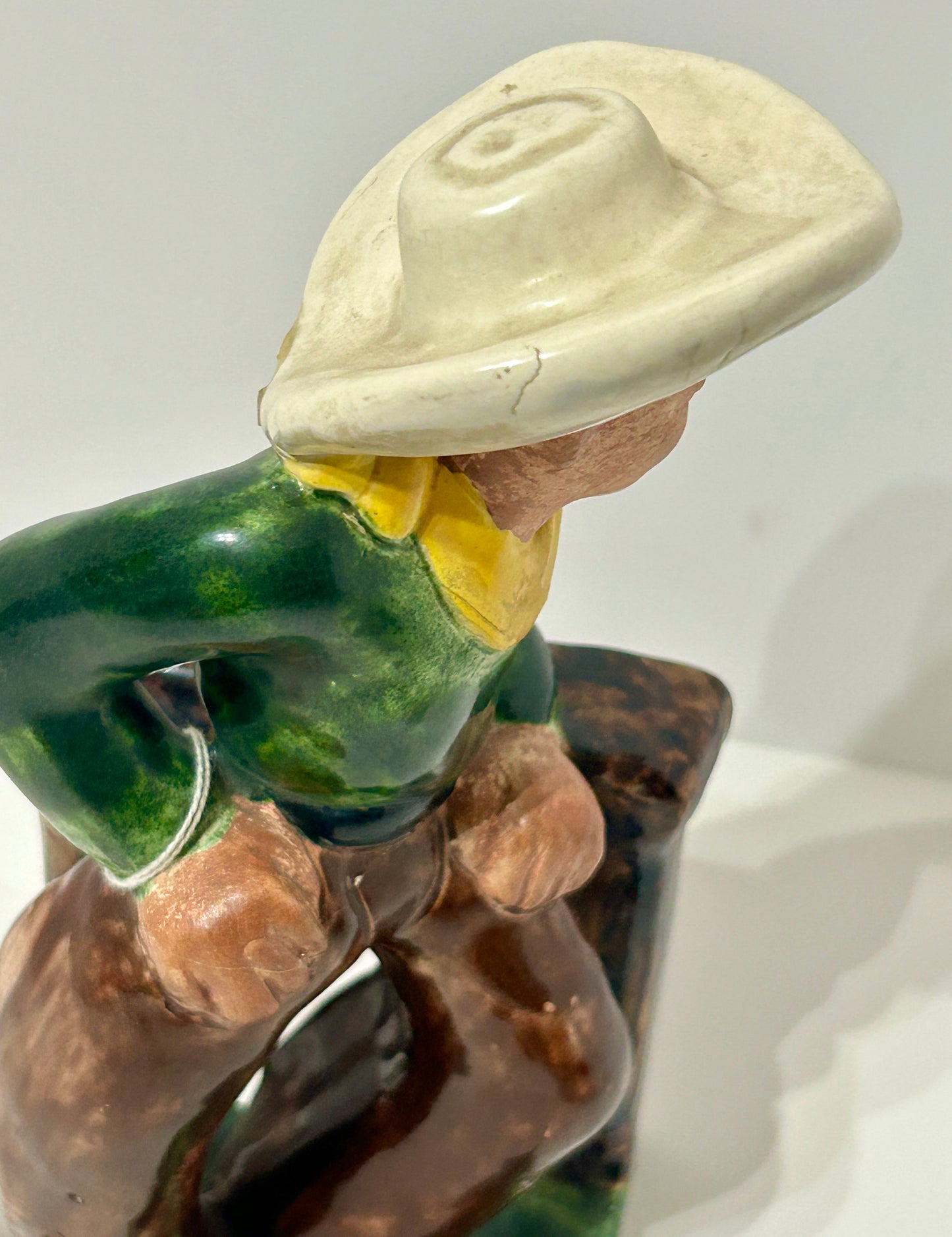 CERAMIC PAIR OF COWBOY FIGURES BY IVAR OF HOLLYWOOD