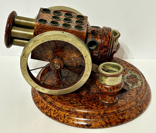 ANTIQUE CIGARS CANNON SHAPE HOLDER