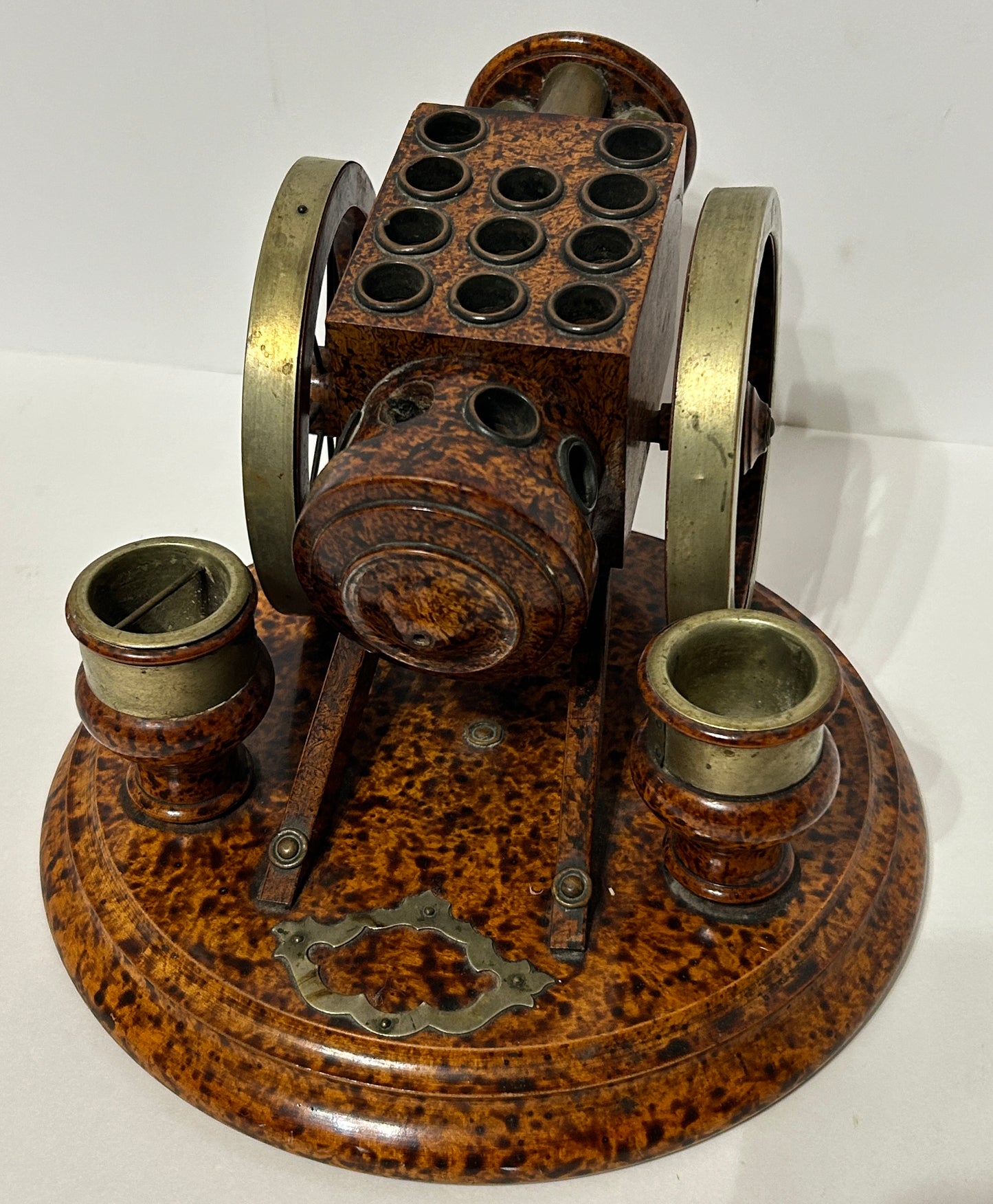 ANTIQUE CIGARS CANNON SHAPE HOLDER