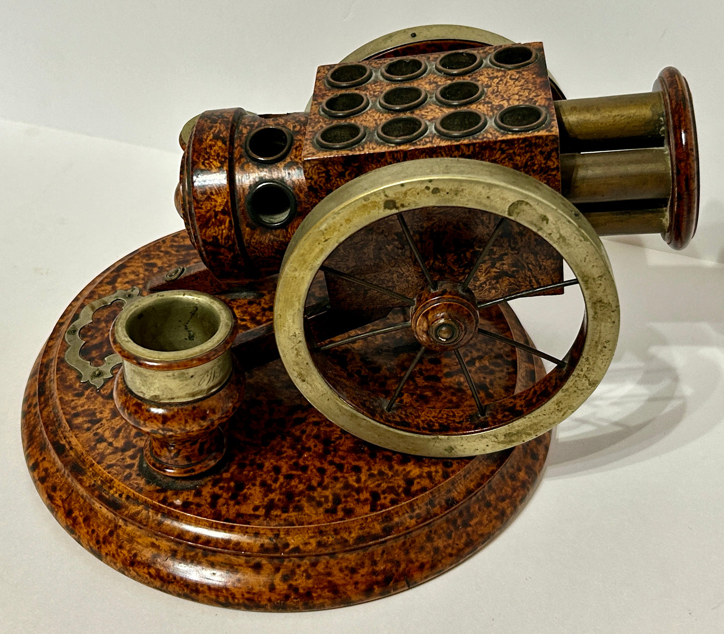 ANTIQUE CIGARS CANNON SHAPE HOLDER