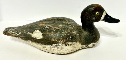 ANTIQUE CARVED WOOD DUCK DECOY