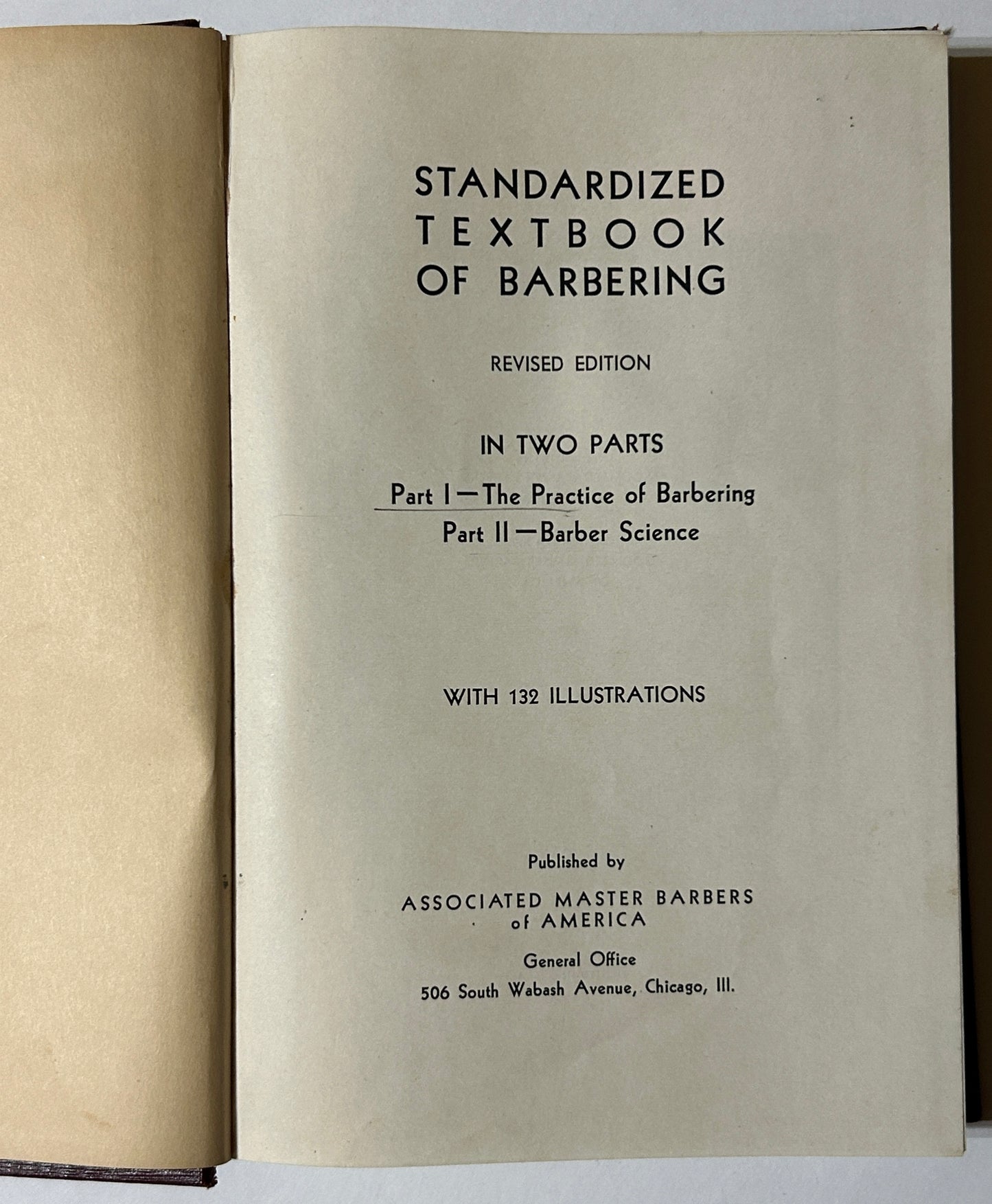 BARBERING TEXTBOOK 1931