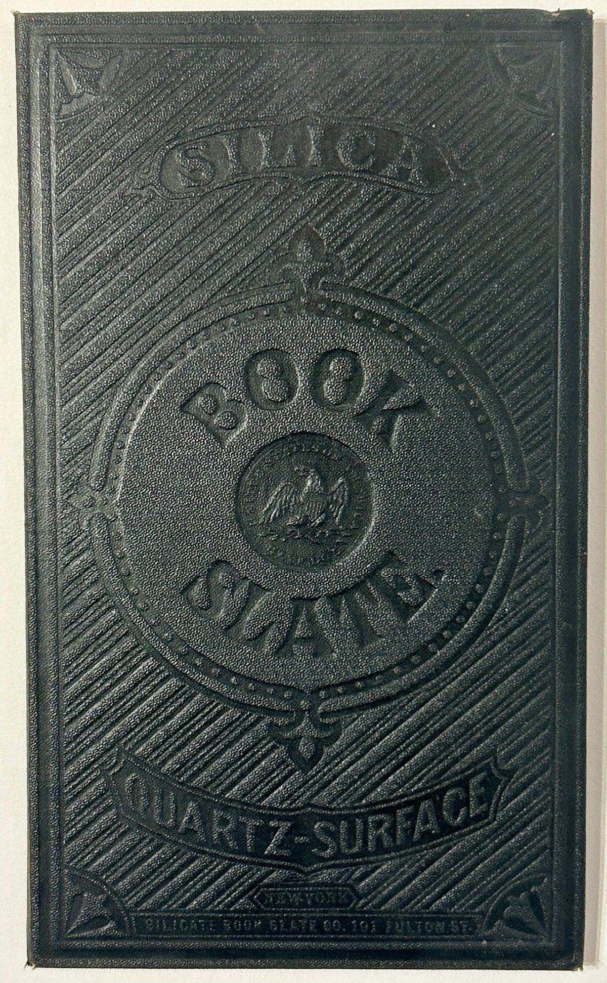 SILICATE SLATE BOOK FOR WRITING PATENT 1867 NEW YORK, RARE