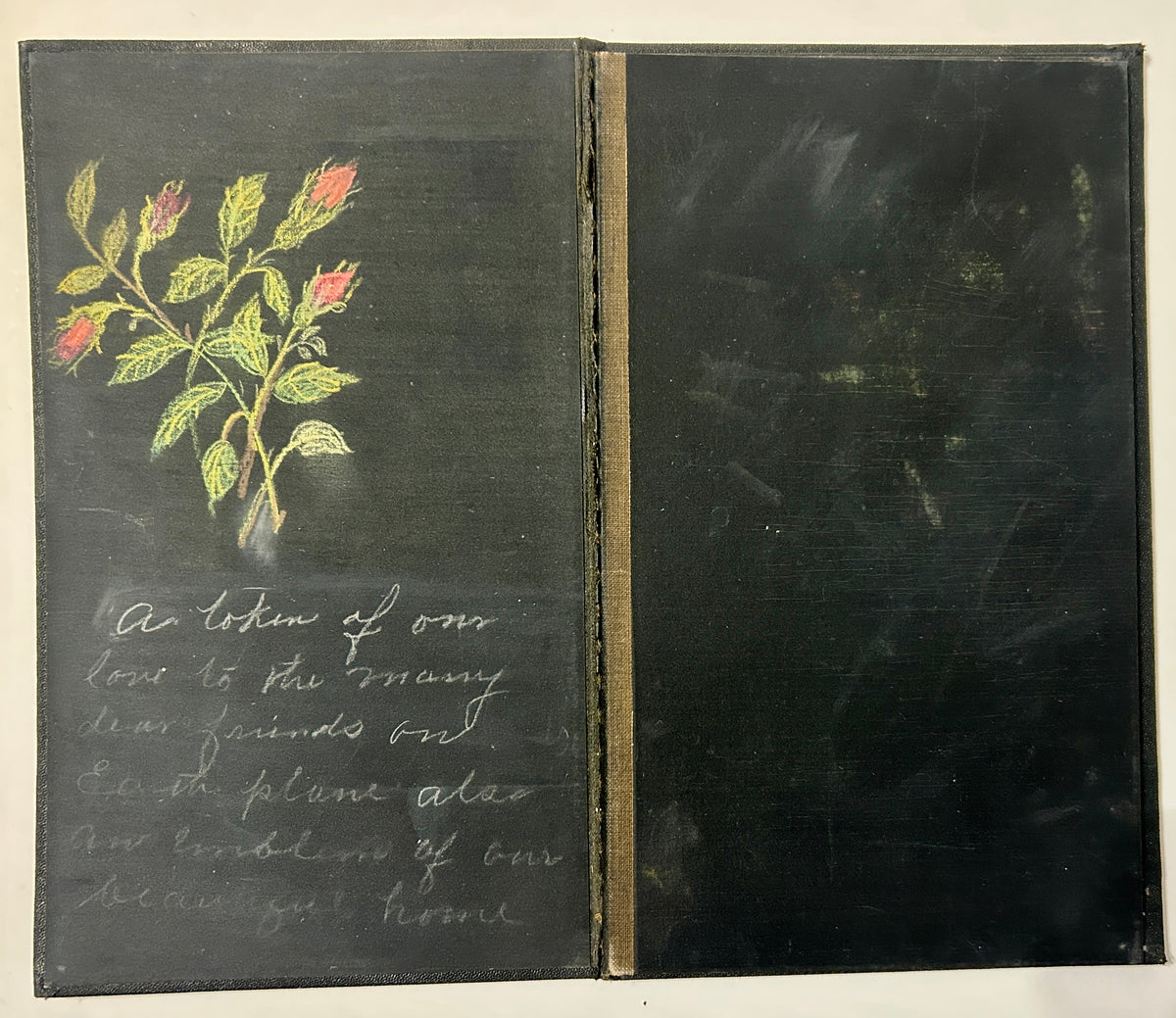 SILICATE SLATE BOOK FOR WRITING PATENT 1867 NEW YORK, RARE