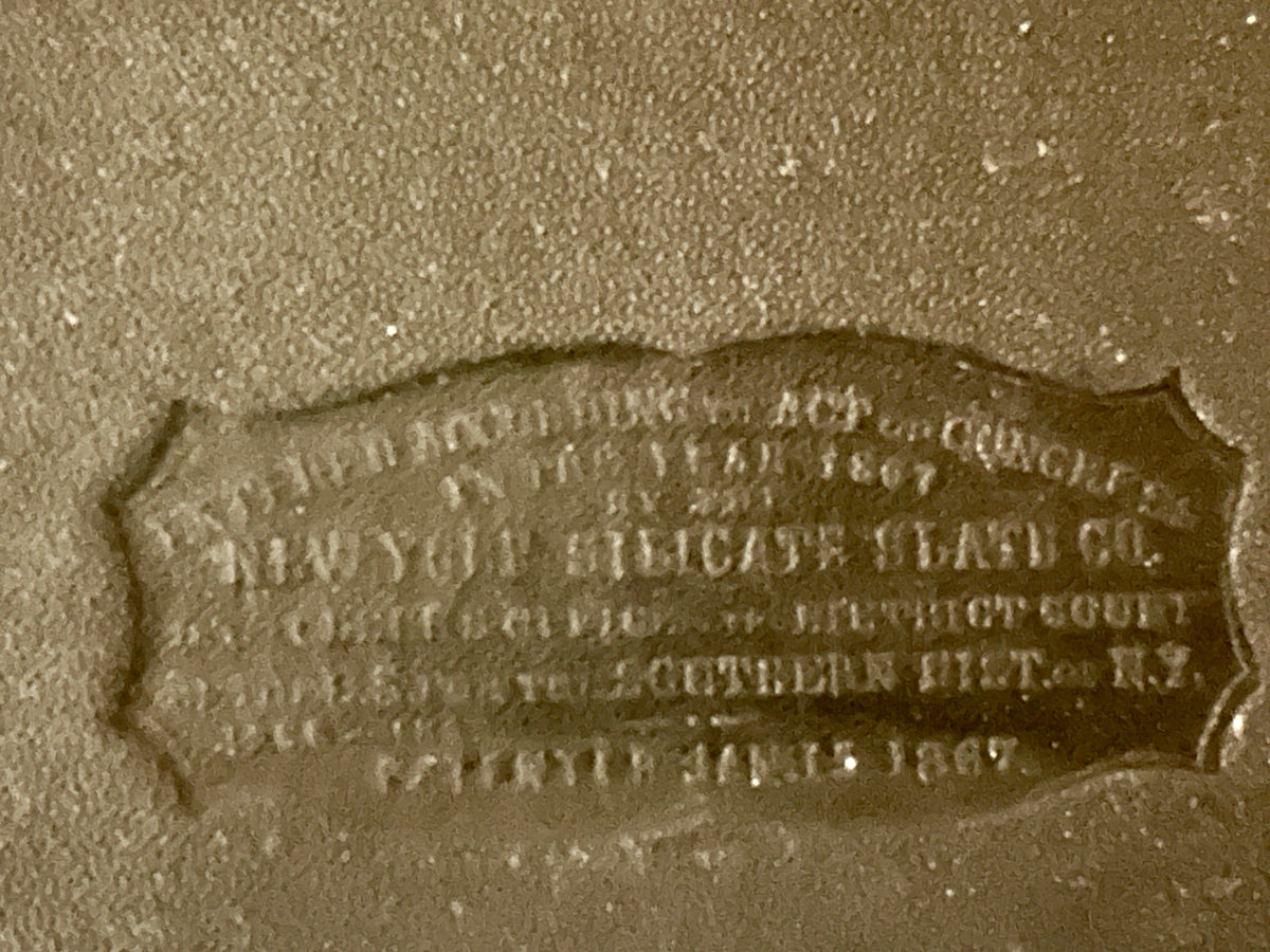 SILICATE SLATE BOOK FOR WRITING PATENT 1867 NEW YORK, RARE