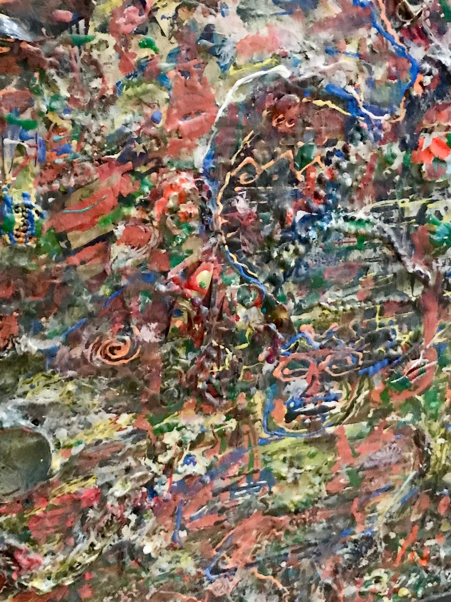 DOC. SPELLMON OUTSIDER ARTIST PAINTING "MEMORIAL TO BLACK SEMINOLES"