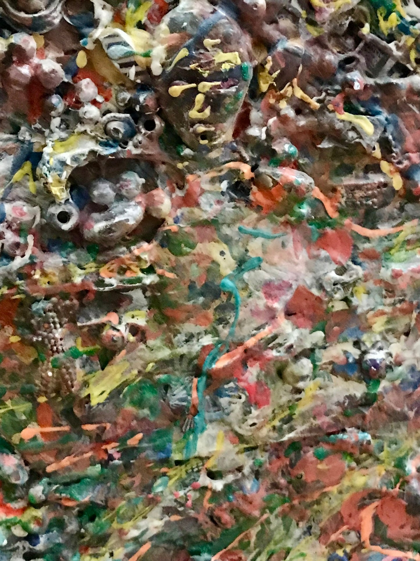 DOC. SPELLMON OUTSIDER ARTIST PAINTING "MEMORIAL TO BLACK SEMINOLES"