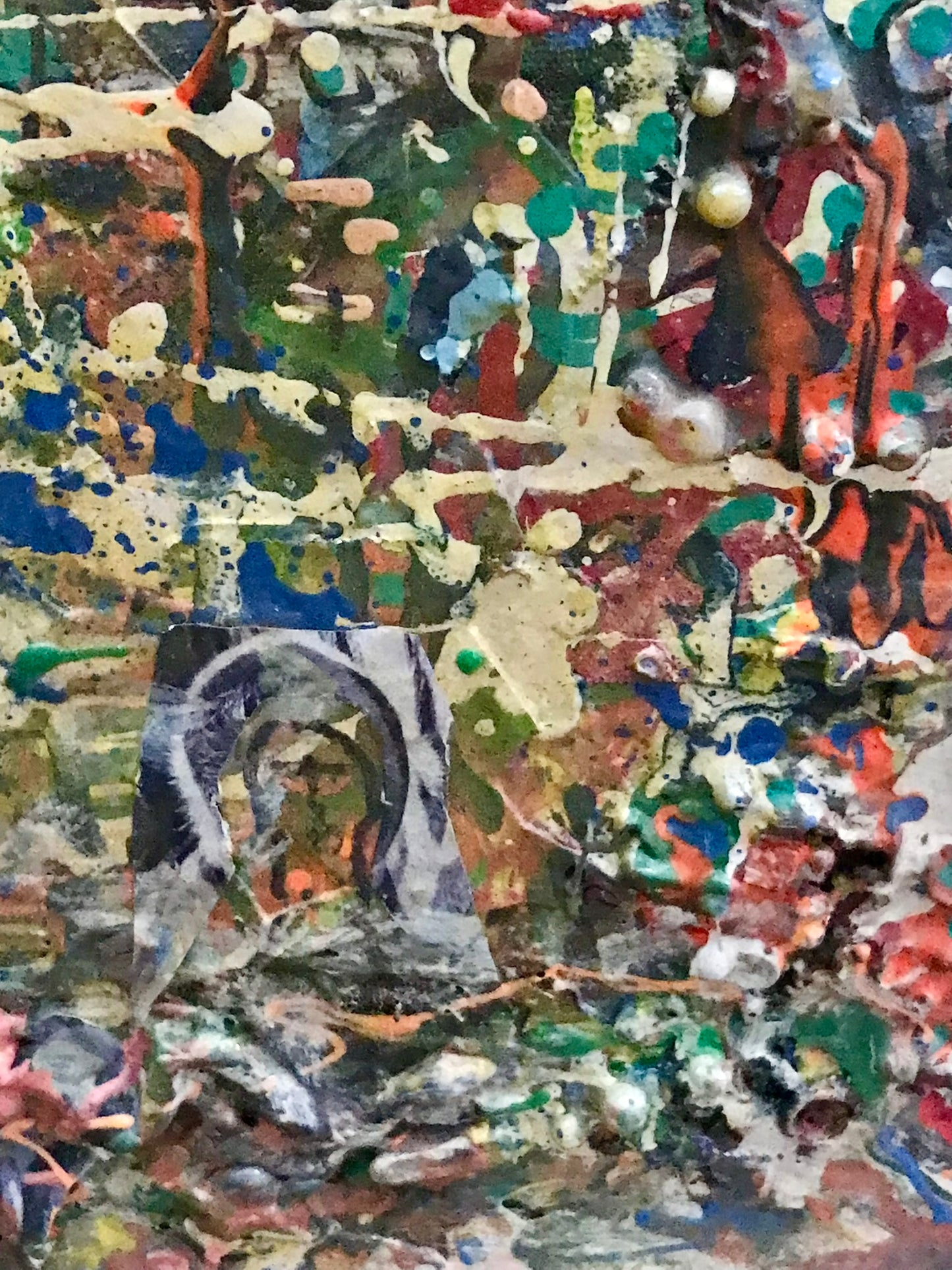 DOC. SPELLMON OUTSIDER ARTIST PAINTING "MEMORIAL TO BLACK SEMINOLES"