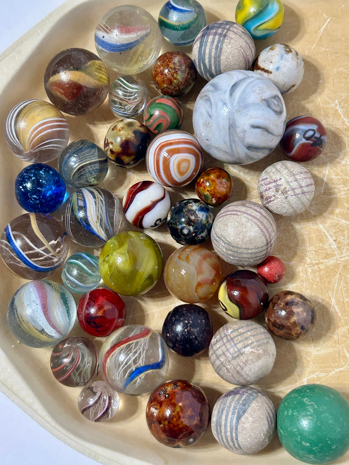 ANTIQUE MARBLES GROUP