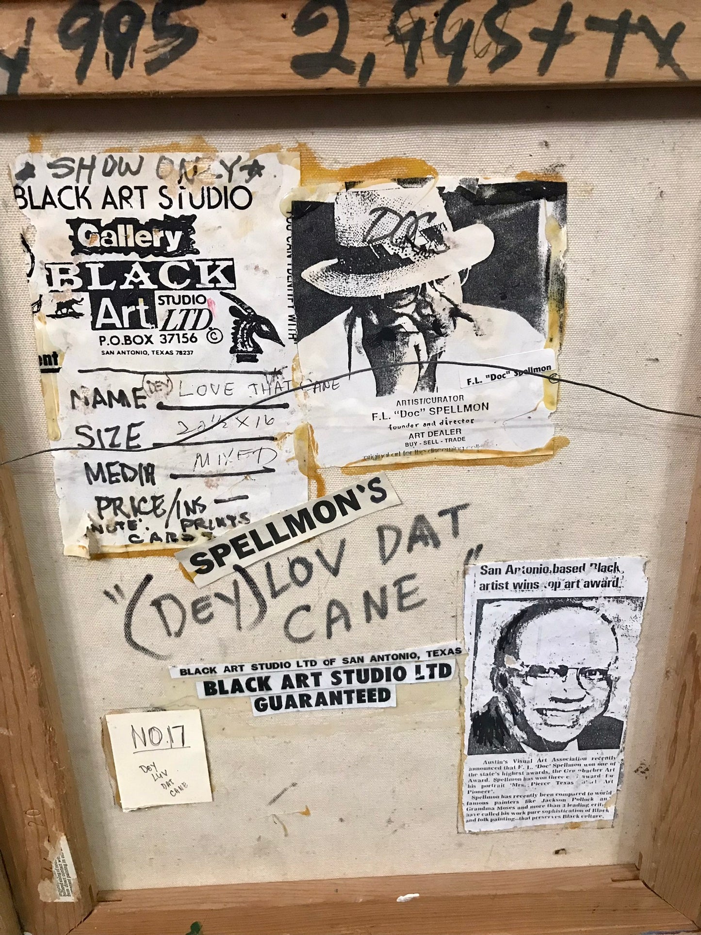 DOC SPELLMON OUTSIDER ARTIST ORIGINAL PAINTING