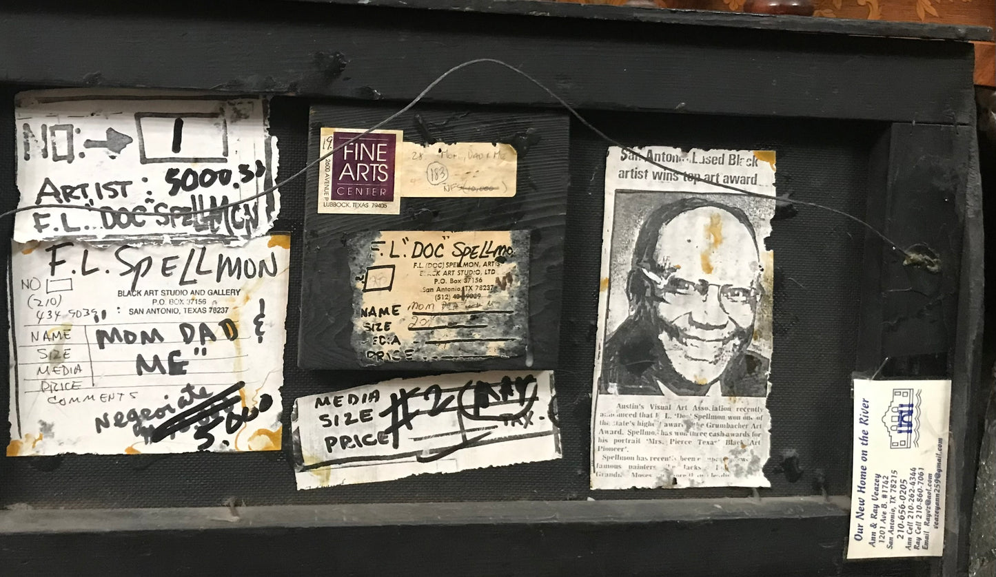 DOC SPELLMON OUTSIDER ARTIST ORIGINAL PAINTING