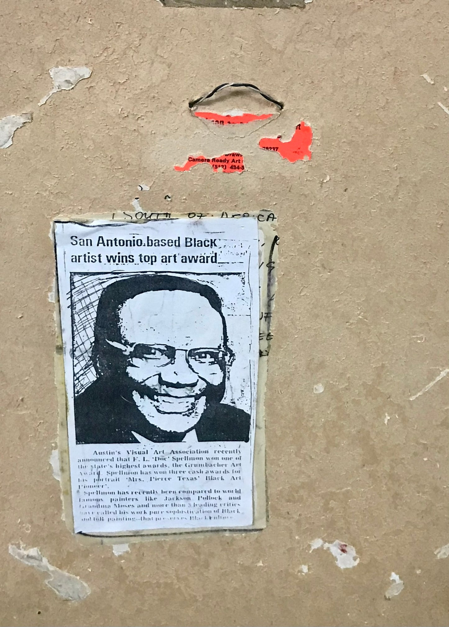 DOC SPELLMON OUTSIDER ARTIST ORIGINAL PAINTING