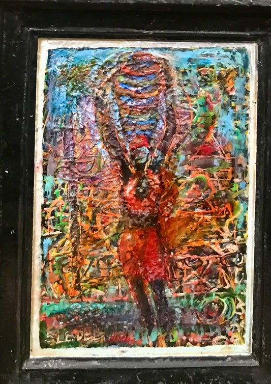 DOC SPELLMON OUTSIDER ARTIST ORIGINAL PAINTING