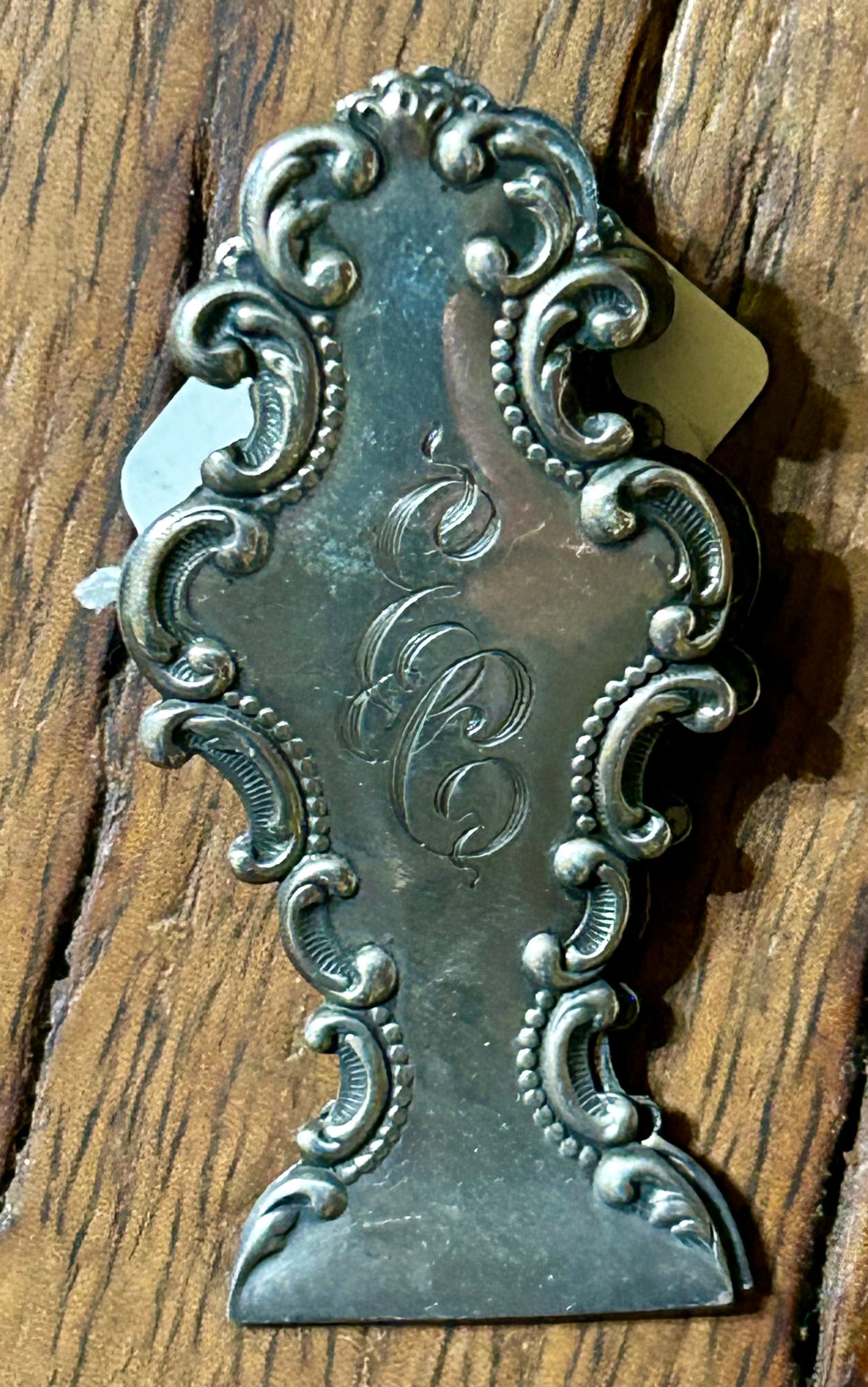 FANCY STERLING ANTIQUE CLIP