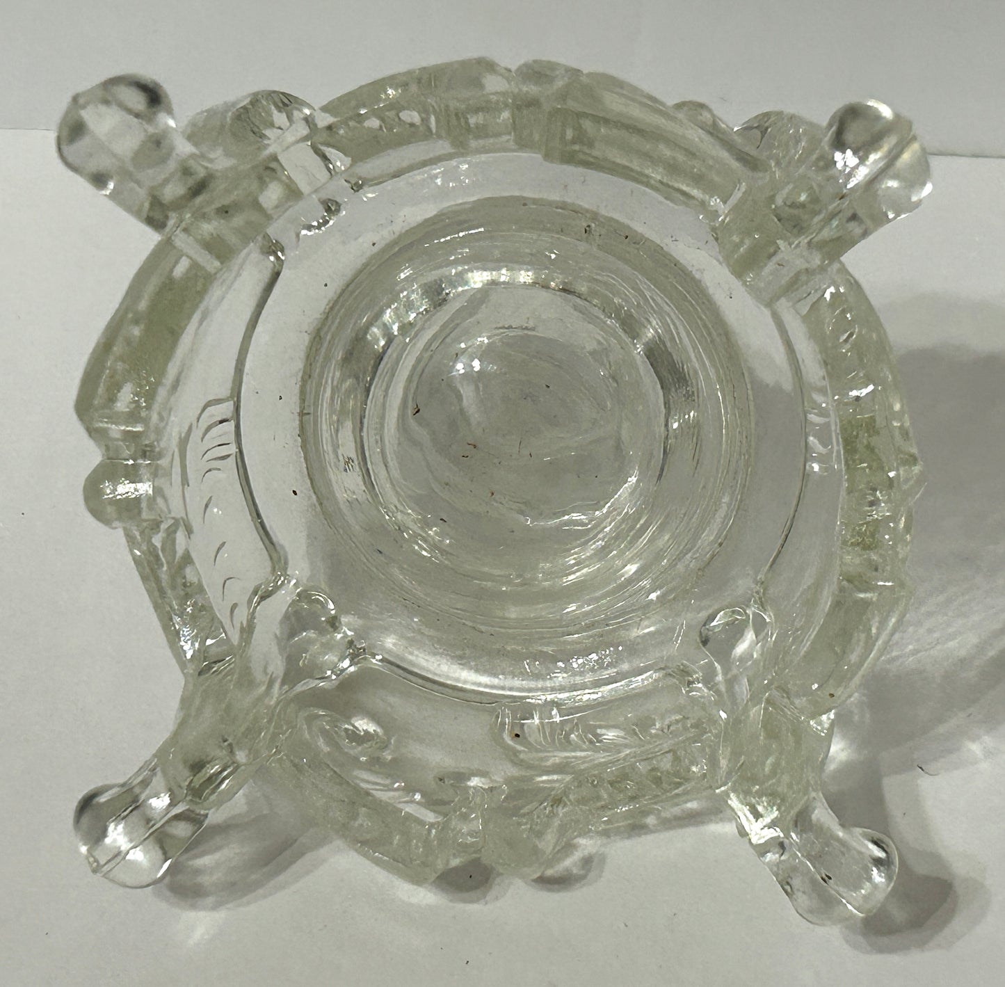 ANTIQUE EARLY GLASS INKWELL