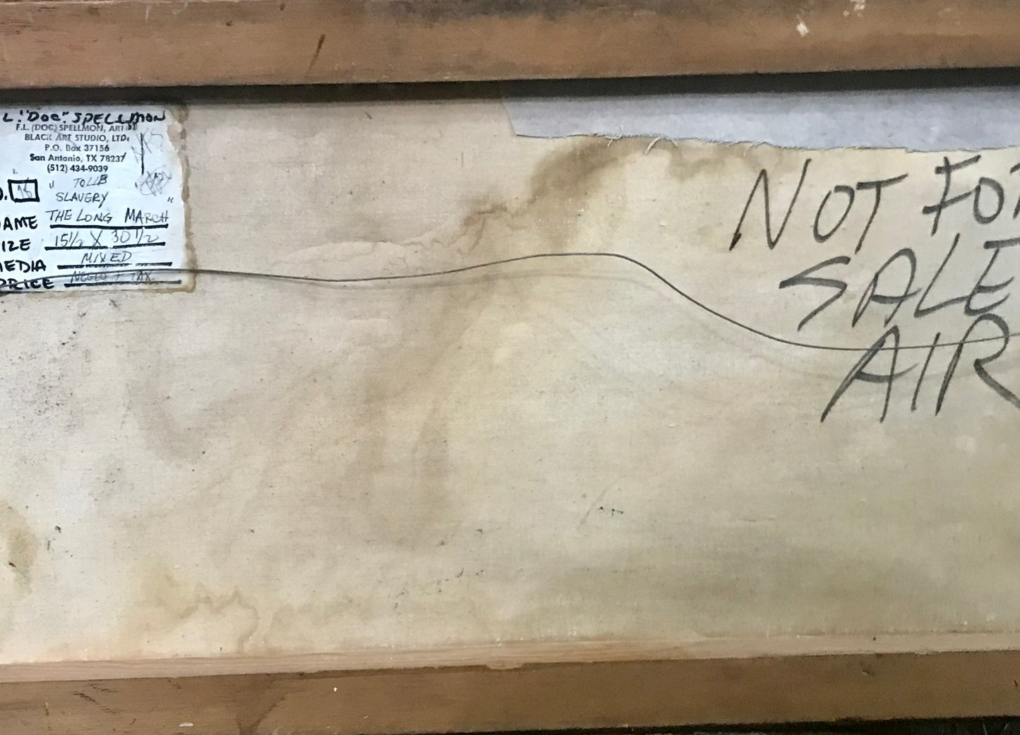 DOC SPELLMON OUTSIDER ARTIST PAINTING