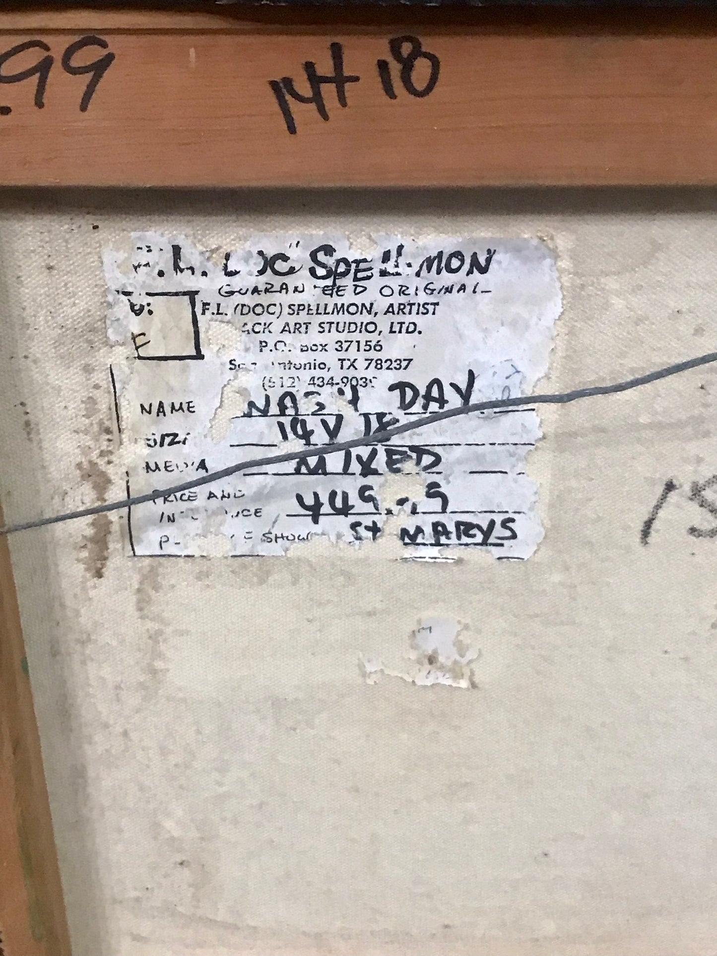 DOC SPELLMON PAINTING FOR SALE